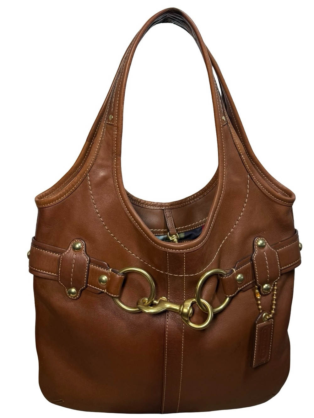 Authentic Coach Legacy Ergo Belted Leather Horsebit Tote Bag F11266